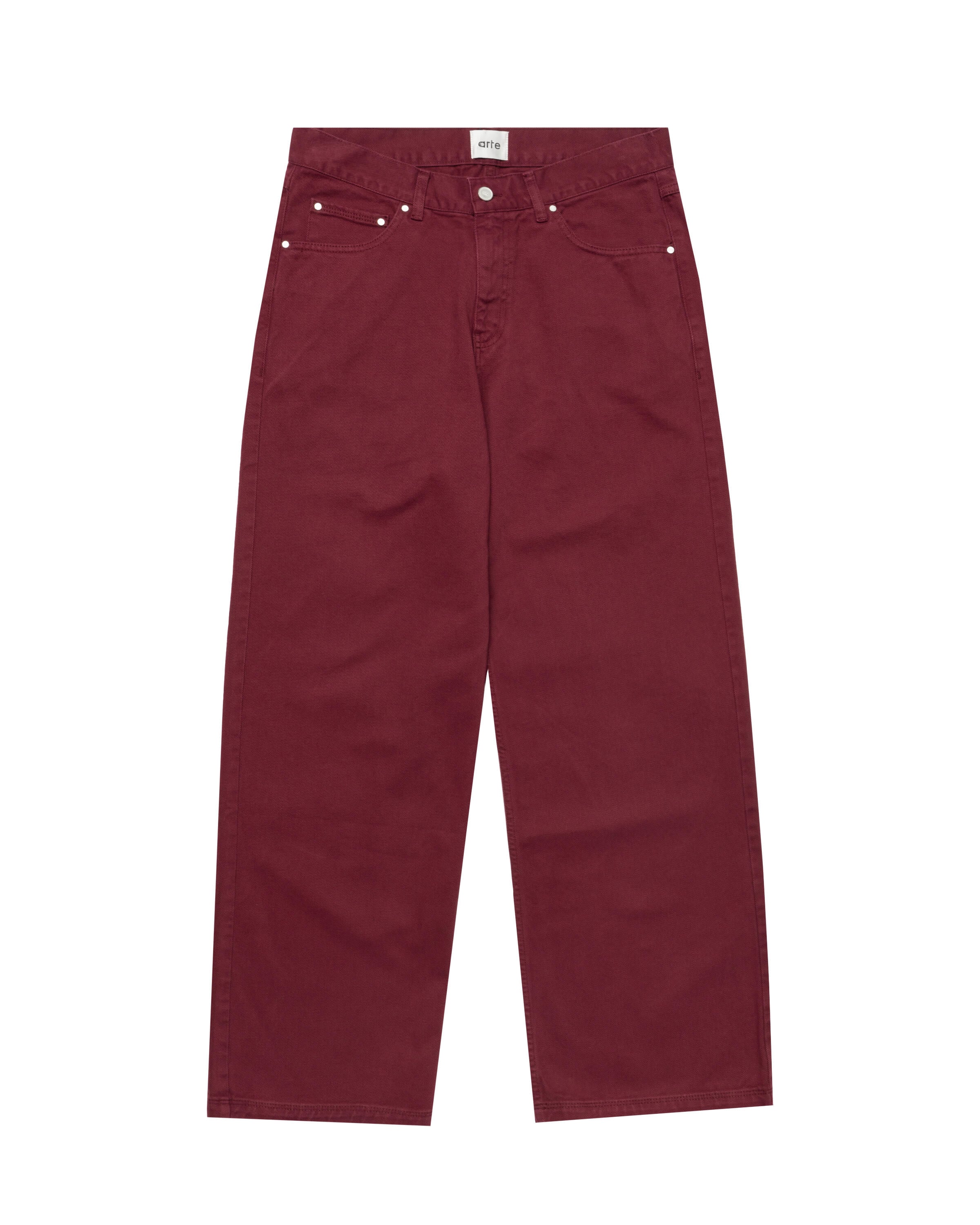 Arte Antwerp Back Pocket Graphic Pants | AW25-080P-BOR | AFEW STORE
